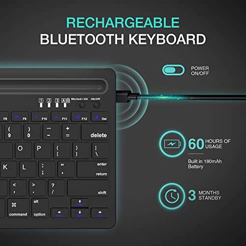 Wireless Multi Device Bluetooth Keyboard by Vortec