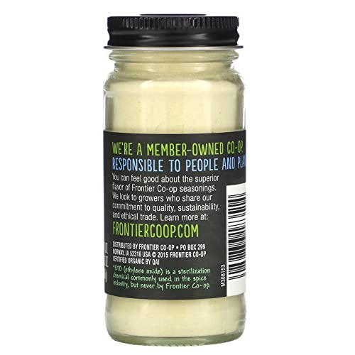 Frontier Garlic Powder Organic Bottle, 2.33 Ounce