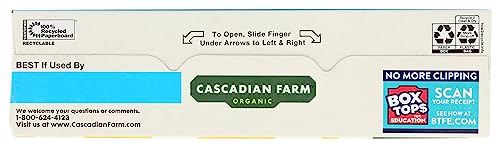 Cascadian Farm Organic Cereal Honey Nut O's 9.5 Oz