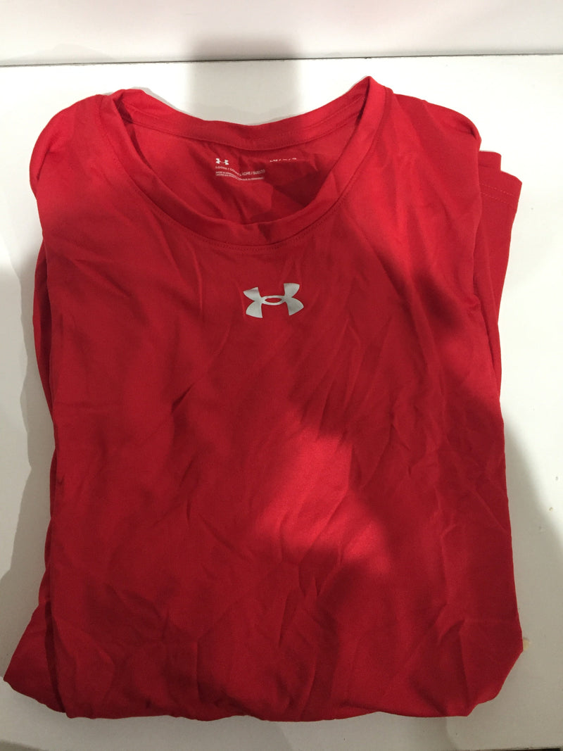 Under Armour Men Size Large Red Loose T-Shirts