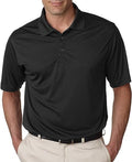 UltraClub Men's Cool & Dry Sport Interlock Polo Shirt Black 3XL T-Shirt