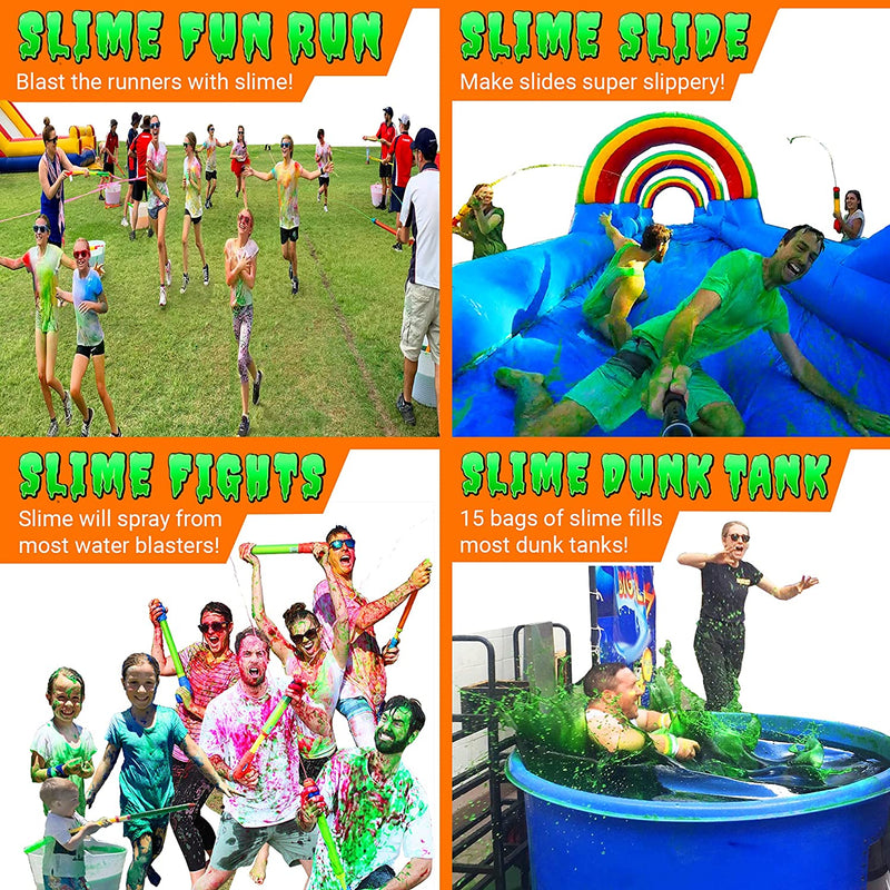 Instant Green Slime Powder, Bulk 32 Gallon Bag