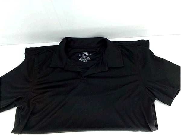 Ultraclub Womens Polo Regular Short Sleeve Polo Color Black Size Large Tops