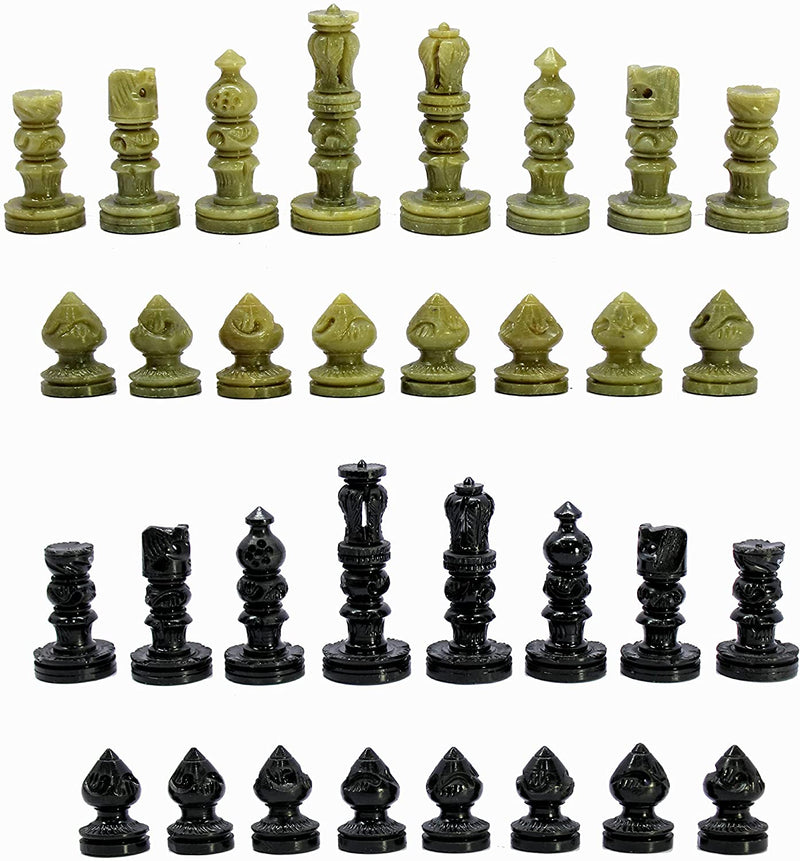 Stonkraft Marble Stone Chess Pieces Chessmen Chess Coins 2.5 Inch King