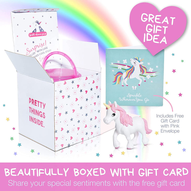  'Chubby Feet' Unicorn Gift Toys for Girls - DIY Creative Toy  Gift for Kids - Unicorn Arts and Crafts Painting kit : Toys & Games