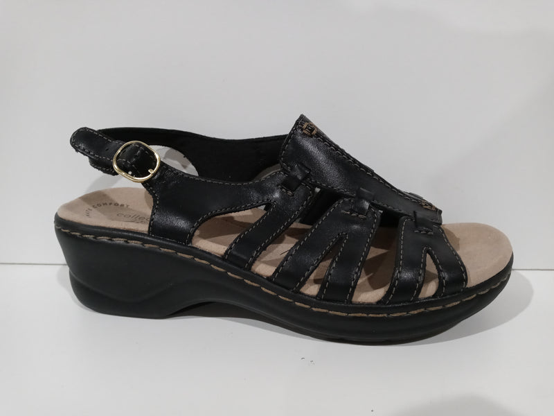 Colletion Clarks Women's Size 6 Black Noir Leximarigold Pair Of Shoes