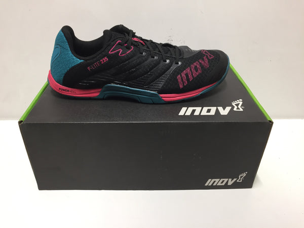 Inov Women Size 10.5 Black/teal/berry F Lite 235 Pair Of Shoes