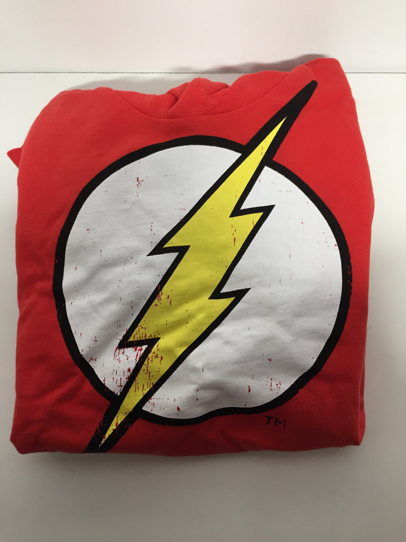 Red sweatshirt with Flash logo for children 11-12 years old
