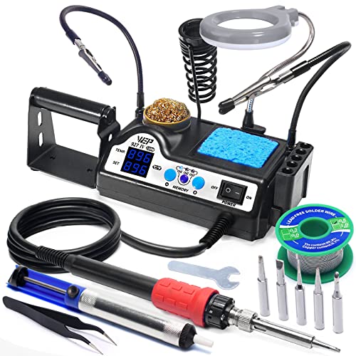 Wep 927 Iv Soldering Station Kit High Power 110w With 3 Preset Channels