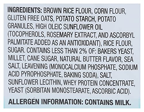 Milton’s Gluten Free Crackers (Crispy Sea Salt). Crispy & Gluten-Free Grain Baked Crackers (Single Pack, 4.5 oz).