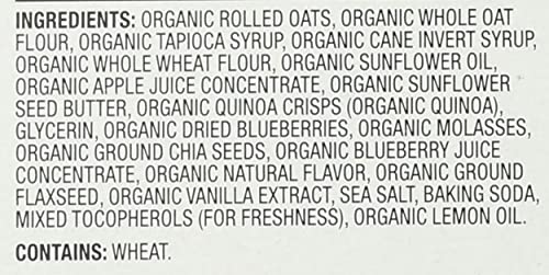 Plum Organics Organic Blueberry Lmn Toddler Snack Bars 0.67 Ounce Pack of 5