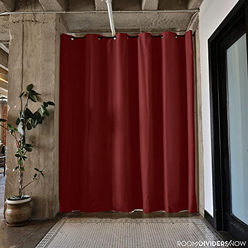 Room/Dividers/Now Premium Room Divider Curtain, 9ft Tall x 5ft Wide (Sierra Red)