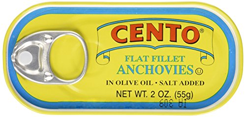 Cento Flat Anchovies in Olive Oil 2 Ounce