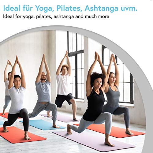 Powrx Yoga Mat With Bag Excersize Mat For Workout Non-Slip Large Yoga Mat 
