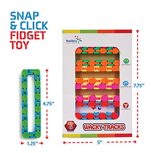 Neliblu Wacky Tracks Fidget Toys Set Stress relief for sensory needs