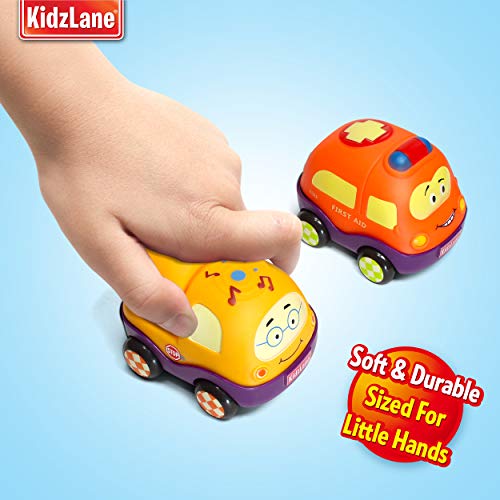 Kidzlane Pull Back Cars for Toddlers Baby Toy Cars