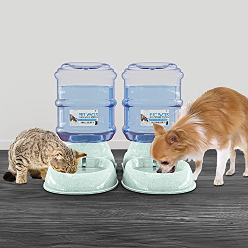 Noa Store Automatic Pet Water Dispenser 1 Gallon BPA Free Cat Food Dog Feeder
