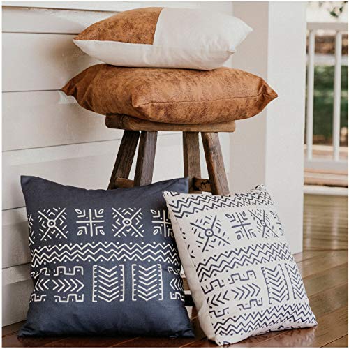 4 Pack Decorative Throw Pillow Covers for Couch Boho 18x18 New