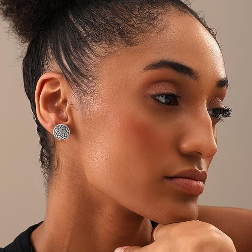 LeCalla Sterling Silver Jewelry Light Weight Earrings for Women