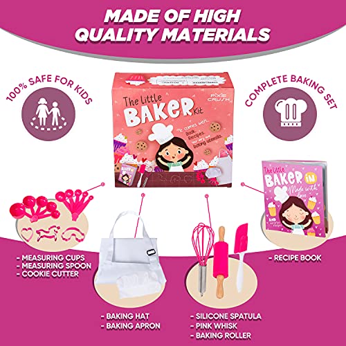 Pixie Crush the Little Baker Kit Mini Baking Set for Kids Aspiring Chef