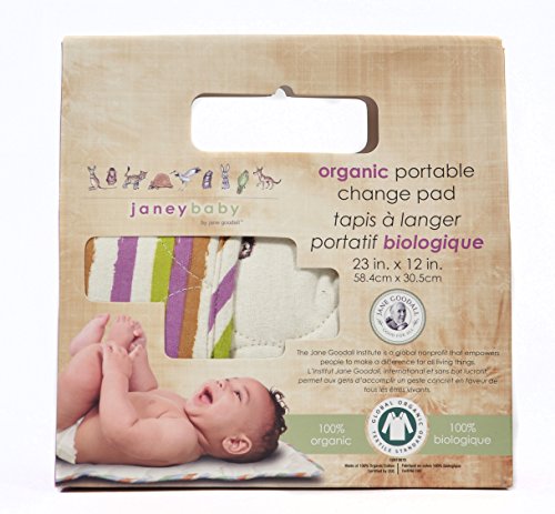 Janey Baby 100% Organic Cotton Portable Change Pad 23" x 12"