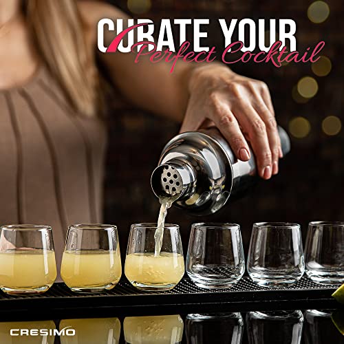 Cresimo 24 Ounce Cocktail Shaker Set Bartender Kit Strainer 1 Pc Set