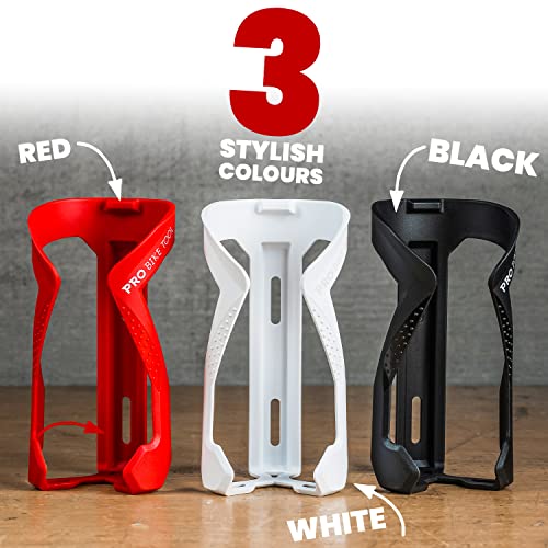 Pro Bike Tool Water Bottle Holder Lightweight Glass Fiber Cage Sleek Design