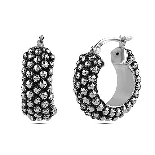 LeCalla Sterling Silver Earrings for Women 20mm