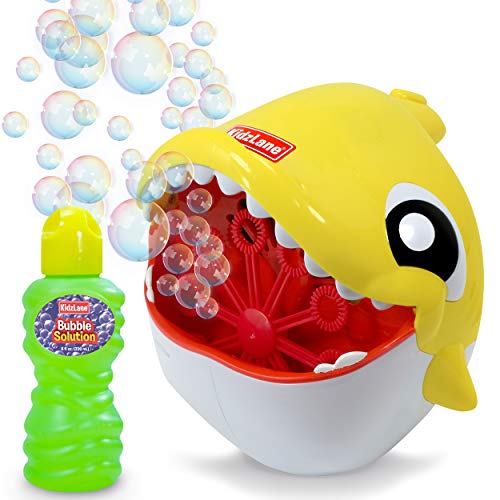 Kidzlane Bubble Machine Shark Bubble Machine for Kids & Toddlers Outdoor Blue
