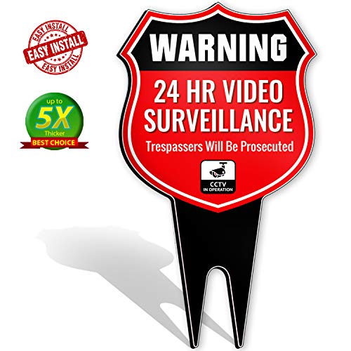 Signs Authority Reflective Video Surveillance Signs 10 X 18 Video Camera Sign