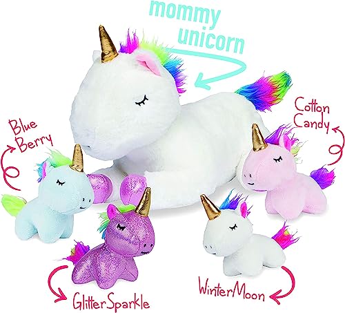 PixieCrush Unicorn Stuffed Animals for Girls Ages 3 4 5 6 7 8 Years Multi Color