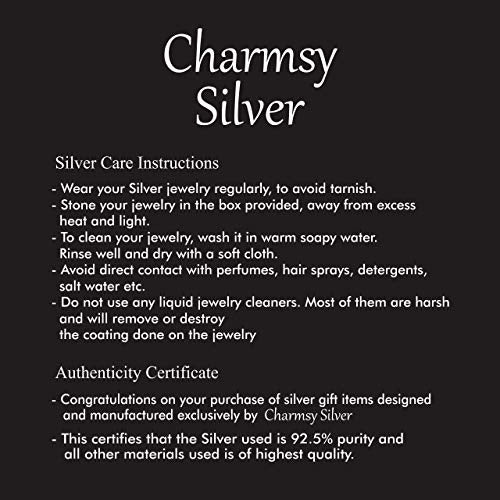 Charmsy 925 Sterling Silver 14k Gold Plated Earrings for Women Teen 30 Mm