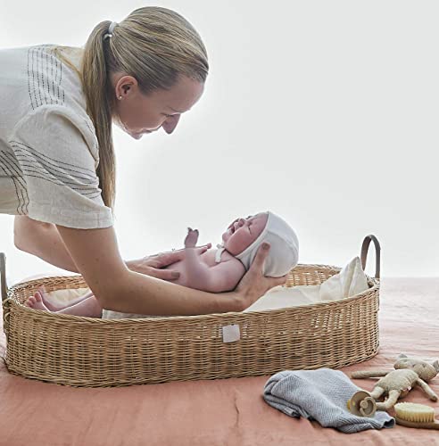 100% Natural Bebe Bask Handmade Baby Changing Basket