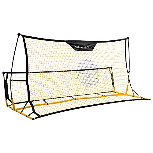 Portable Soccer Goals with Rebounder - Lightweight Soccer Nets for Backyard, with Ground Stakes, Carry Bag - Rebound Soccer Goal - Premium Soccer Training Equipment for Kids and Adults