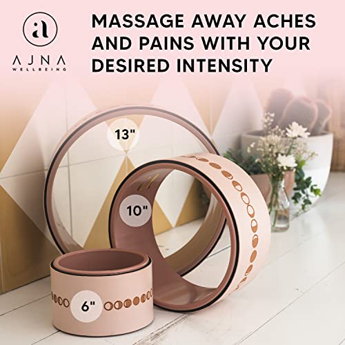 Ajna Yoga Wheel Set for Back Pain and Stretching Deep Tissue Equipment Nude Moon