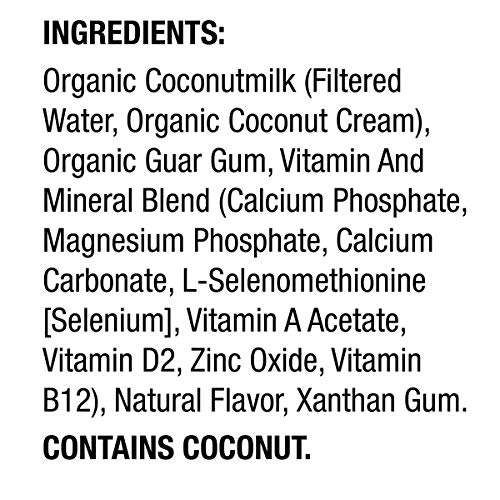 So Delicious Dairy Free Shelf-Stable Coconutmilk, Unsweetened, Vanilla, Vegan, Non-GMO Project Verified, 1 Quart