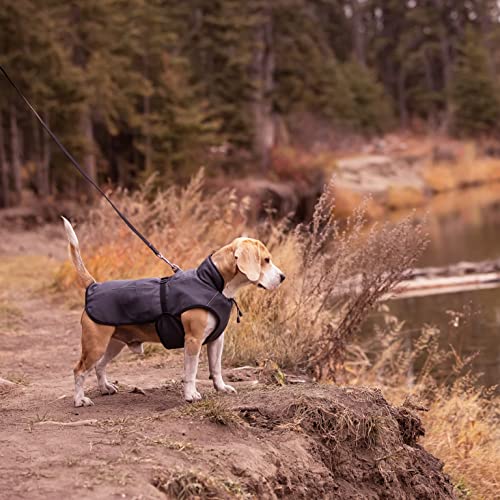 LUCOLOVE Dog Winter Coat - Waterproof Heat-Retaining Insulated Vest - Easy On/Off and Lightweight - for All Weather Conditions - Suits Very Small to Very Large Dog Breeds (2XL)