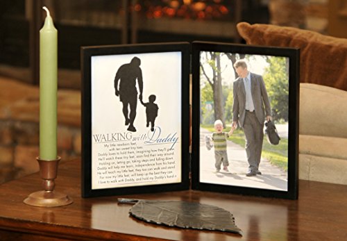 The Grandparent Gift Co. Silhouettes Frame Walking with Daddy