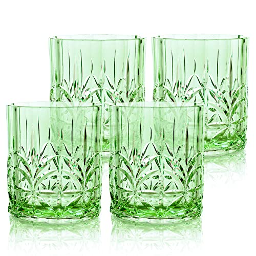 BELLAFORTE Shatterproof Tritan Plastic Short Tumbler Green Glassware & Drinkware