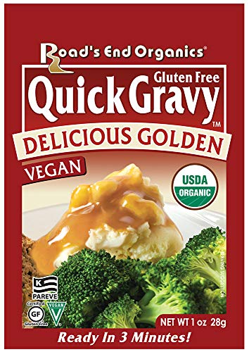 Road's End Organics Gluten Free Golden Gravy Mix 1 Ounce Pouch 12 Pack