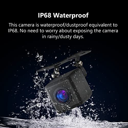 Eonon A0125 Backup Camera Wide Angle 140° Waterproof Rearview Video Cameras