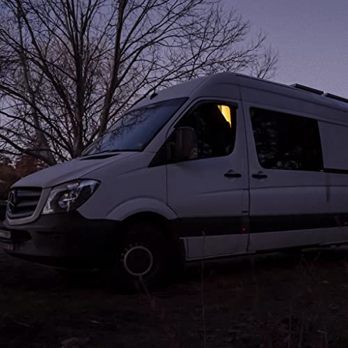 Living in a Bubble Insulated Blackout Windshield Cover Van Life Essentials