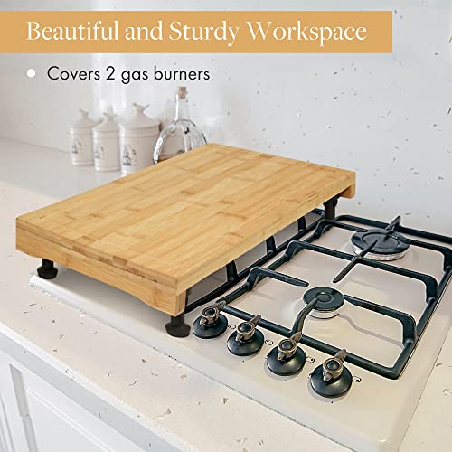 Stovetop cover  Stove cover, Gas stove top covers, Wooden stove top covers