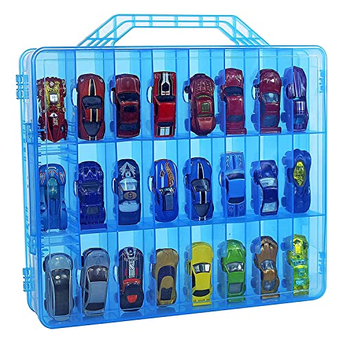Bins & Things Toy Storage, Toy Organizer and Storage with 48 Compartments - Toy Box Display Case Compatible with Hot Wheels Cars, Lego Storage, lol Surprise, Matchbox, Barbie - Hot Wheels Organizer, Lego Storage