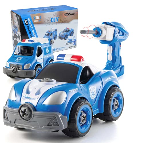 Truck Toy With Drill Take Apart Construction Set 2 in 1 Electric Truck for Kids