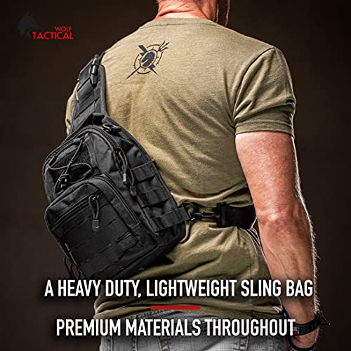 WOLF TACTICAL Compact EDC Sling Bag Outdoor Sports