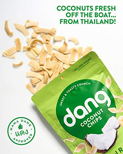 Dang Toasted Coconut Chips Vegan Gf Nongmo Healthy Snacks Original 317 Oz 6 Pack