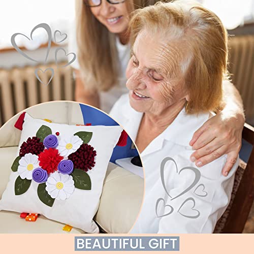 Modisso Sensory Pillow Cover. Fidget Blanket for Dementia. Dementia Products for Elderly and Alzheimers Activities. for Comfort and Anxiety Relief.
