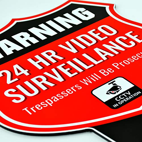 Signs Authority Reflective Video Surveillance Signs 10 X 18 Video Camera Sign