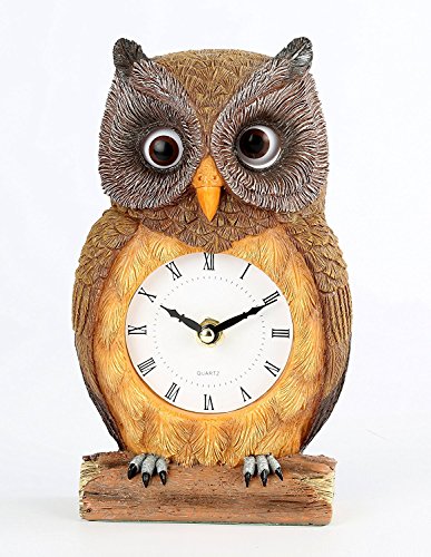 Owl Clock with Moving Eyes